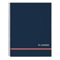 Cahier à Spirale El Ganso Bleu A4 120 Volets