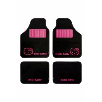 Auto-Fußmatten-Set Hello Kitty Schwarz Rosa (4 pcs)