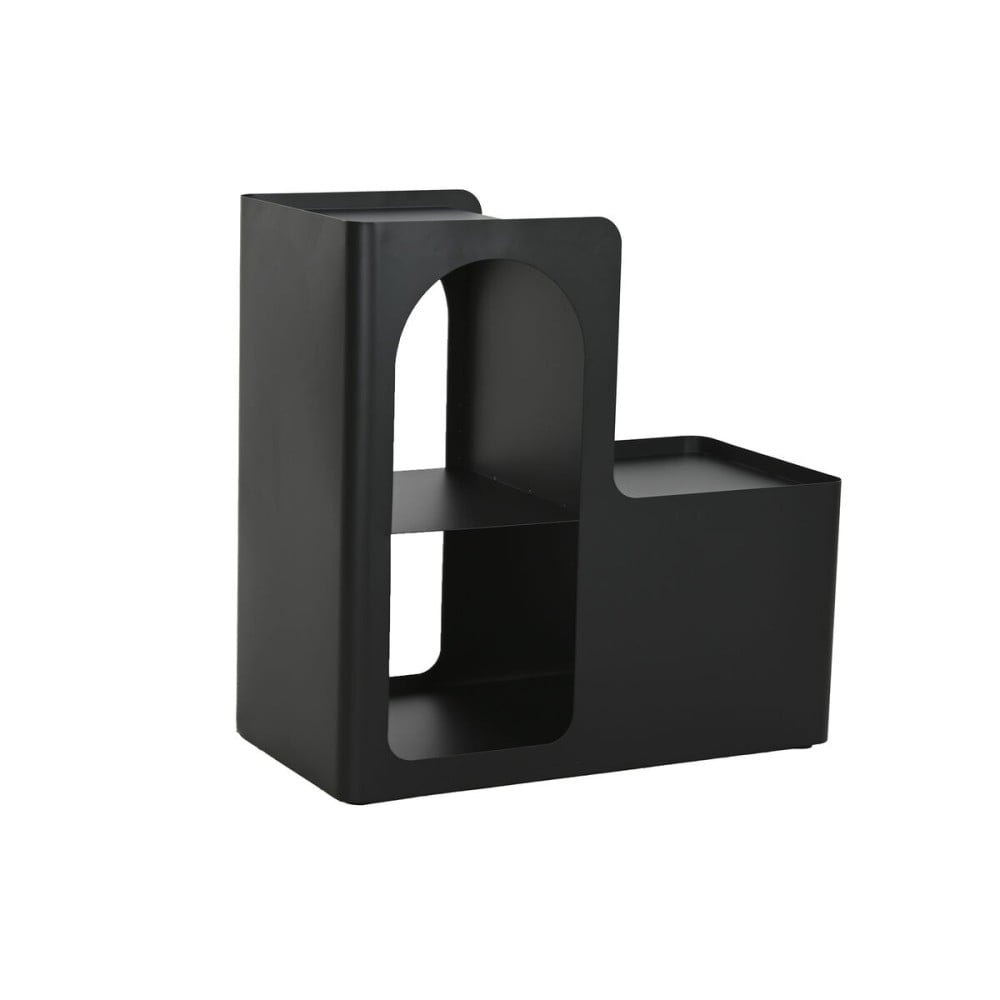 Side table Home ESPRIT Black Metal 60 x 30 x 60 cm