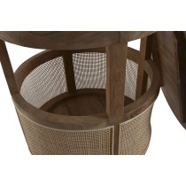 Beistelltisch Home ESPRIT Teakholz 42 x 42 x 42 cm