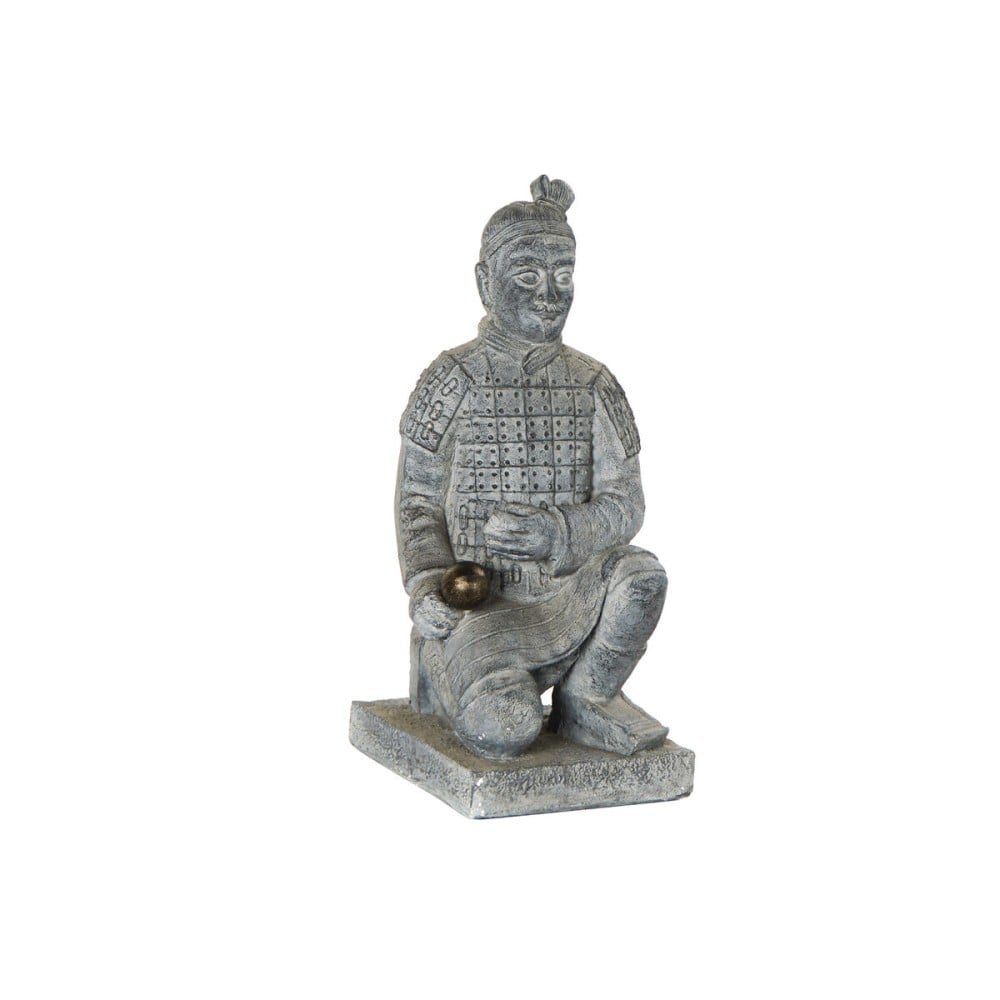 Decorative Figure Home ESPRIT Light grey Oriental Warrior 39 x 35 x 78 cm 33 x 34 x 76 cm