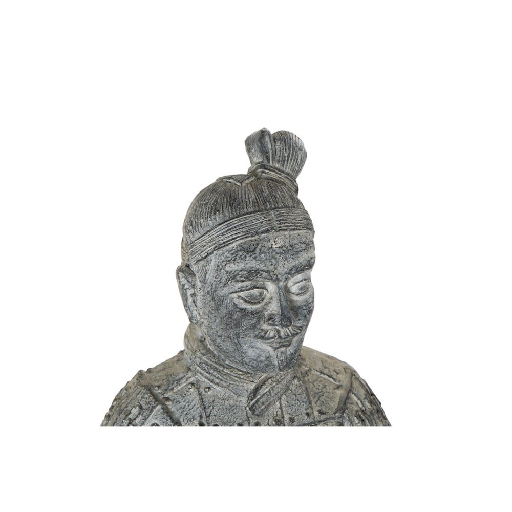 Decorative Figure Home ESPRIT Light grey Oriental Warrior 39 x 35 x 78 cm 33 x 34 x 76 cm