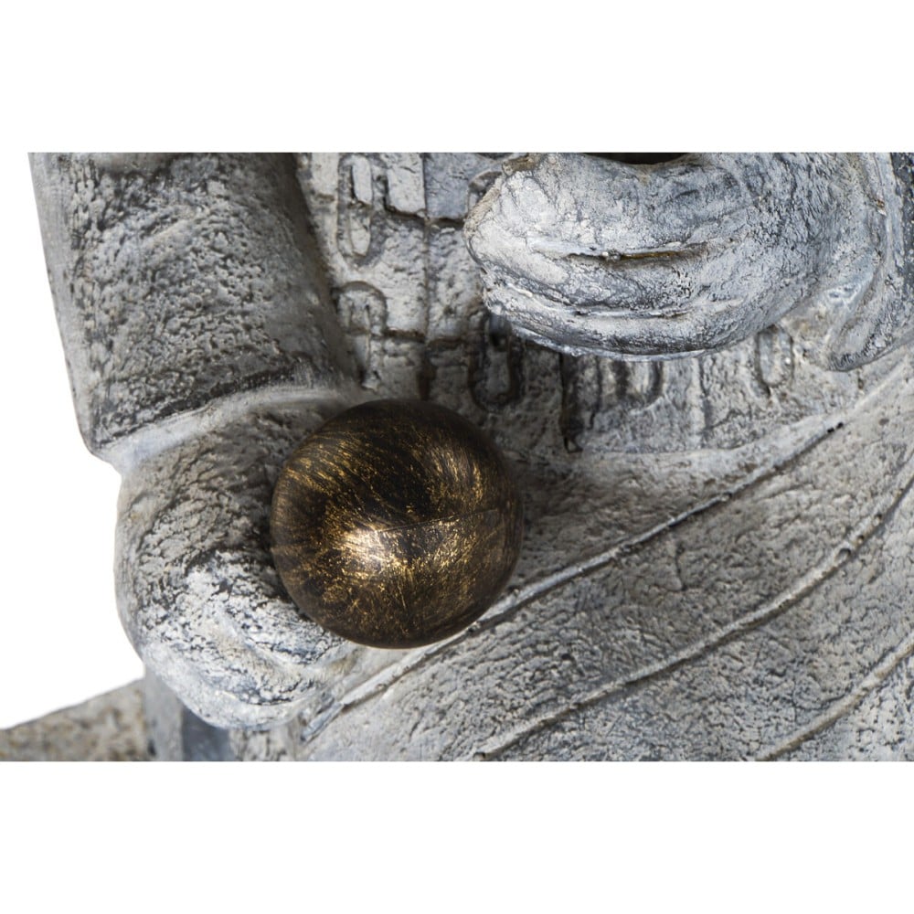 Decorative Figure Home ESPRIT Light grey Oriental Warrior 39 x 35 x 78 cm 33 x 34 x 76 cm