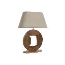 Tischlampe Home ESPRIT Beige natürlich Mango-Holz 50 W 220 V 60 x 20 x 75 cm