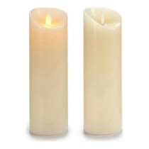 LED Candle 8430852860200 Cream Plastic Wax