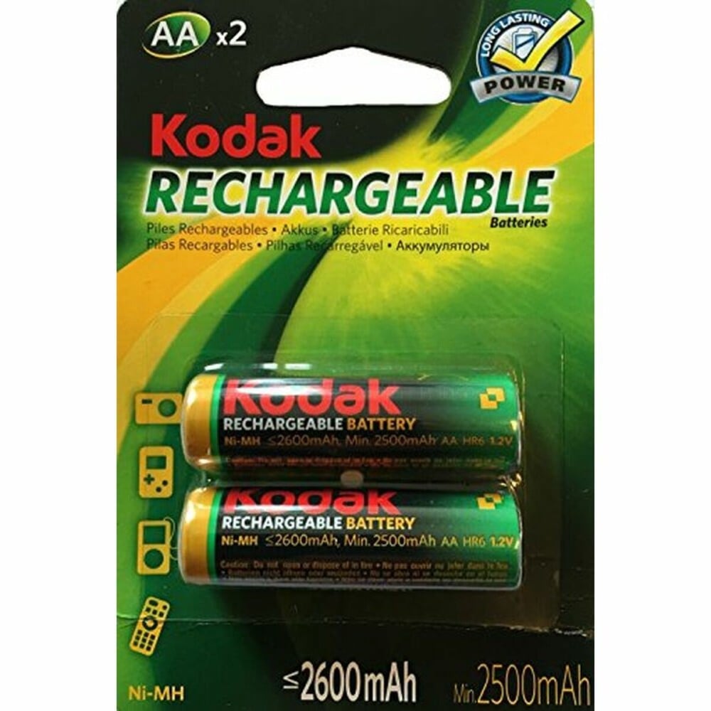 Wiederaufladbare Batterie LR6 Kodak NI-MH 2600 mAh (2 pcs)