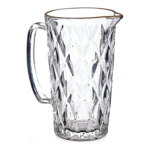 Pichet Vivalto J-38DL/BHA1-M Transparent Doré verre Diamant 1 L