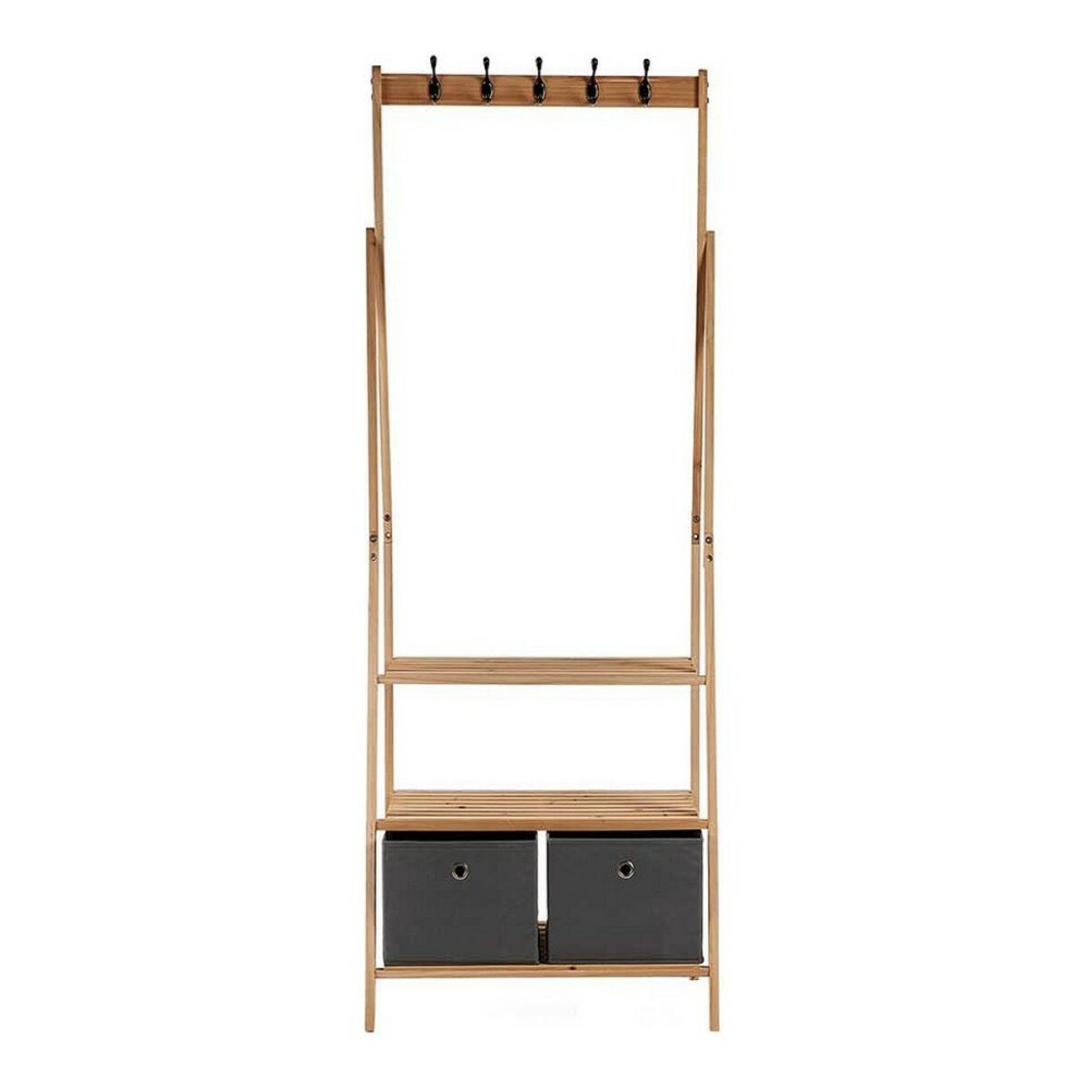 Coat Rack Kipit MH194001H Brown Grey Wood 40,5 x 175 x 67 cm