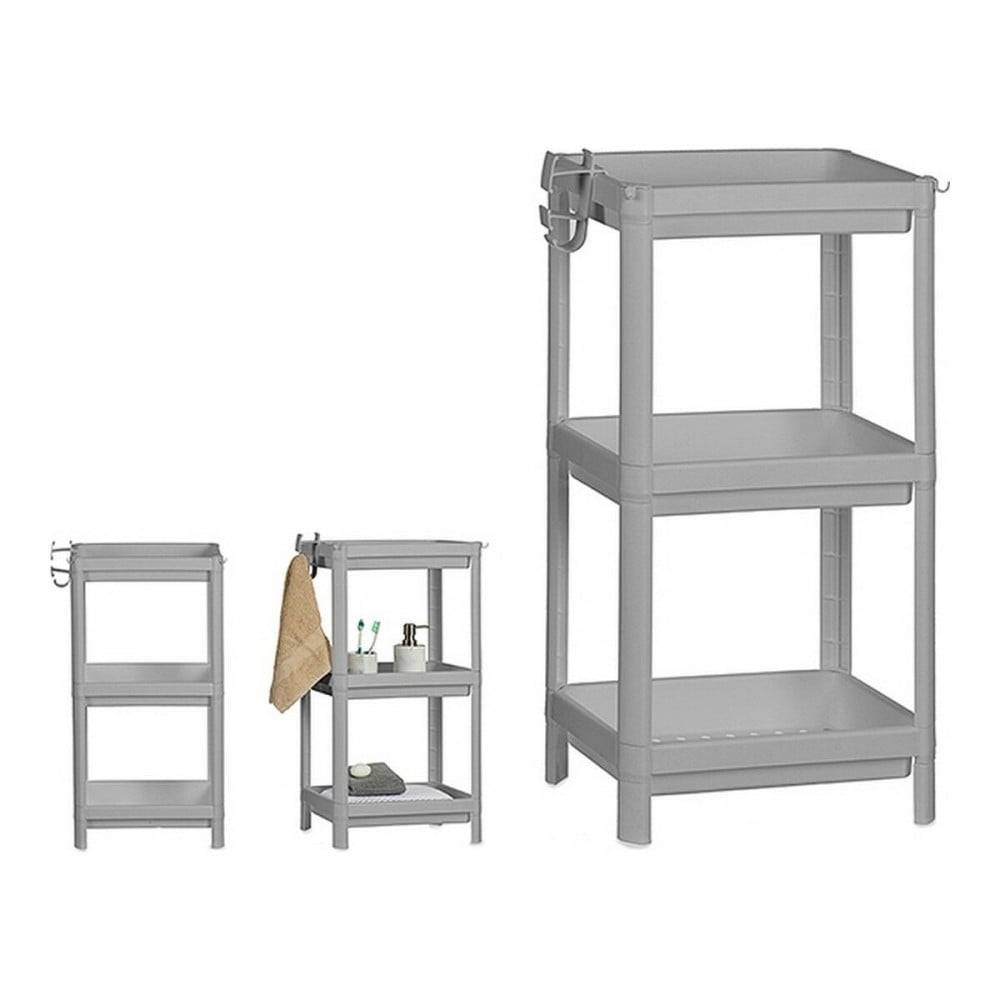 Bathroom Shelves Berilo BA5080-3-GR Grey