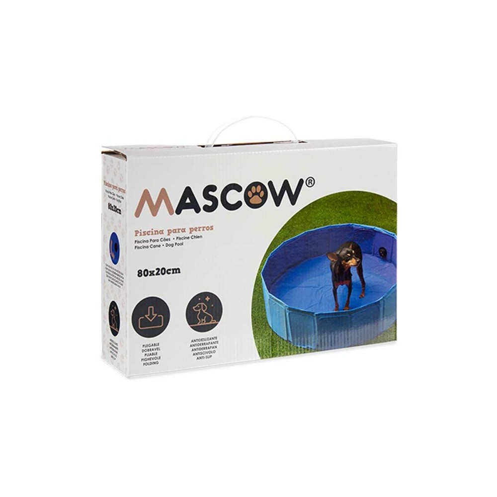 Removable pool Mascow TOY210715S Blue 80 x 20 x 80 cm Pets