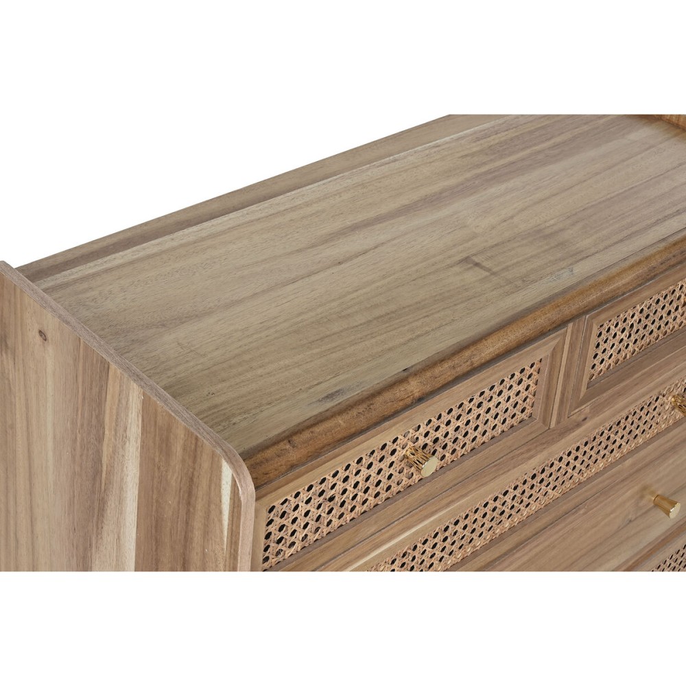 Schubladenschrank Home ESPRIT Braun Akazienholz Holz MDF 80 x 34 x 75 cm