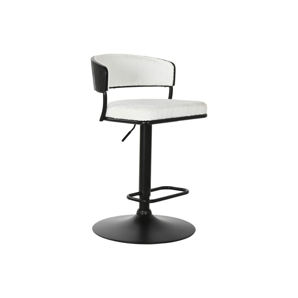 Hocker Home ESPRIT Weiß Metall 48,5 x 48 x 83,5 cm