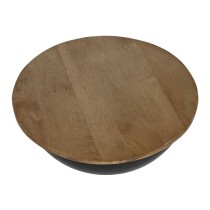 Satz mit 2 Tischen Home ESPRIT Metall Mango-Holz 60 x 60 x 28 cm