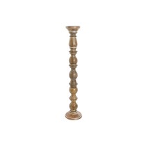 Candle Holder Home ESPRIT Brown Mango wood Natural Romantic 15 x 15 x 76 cm