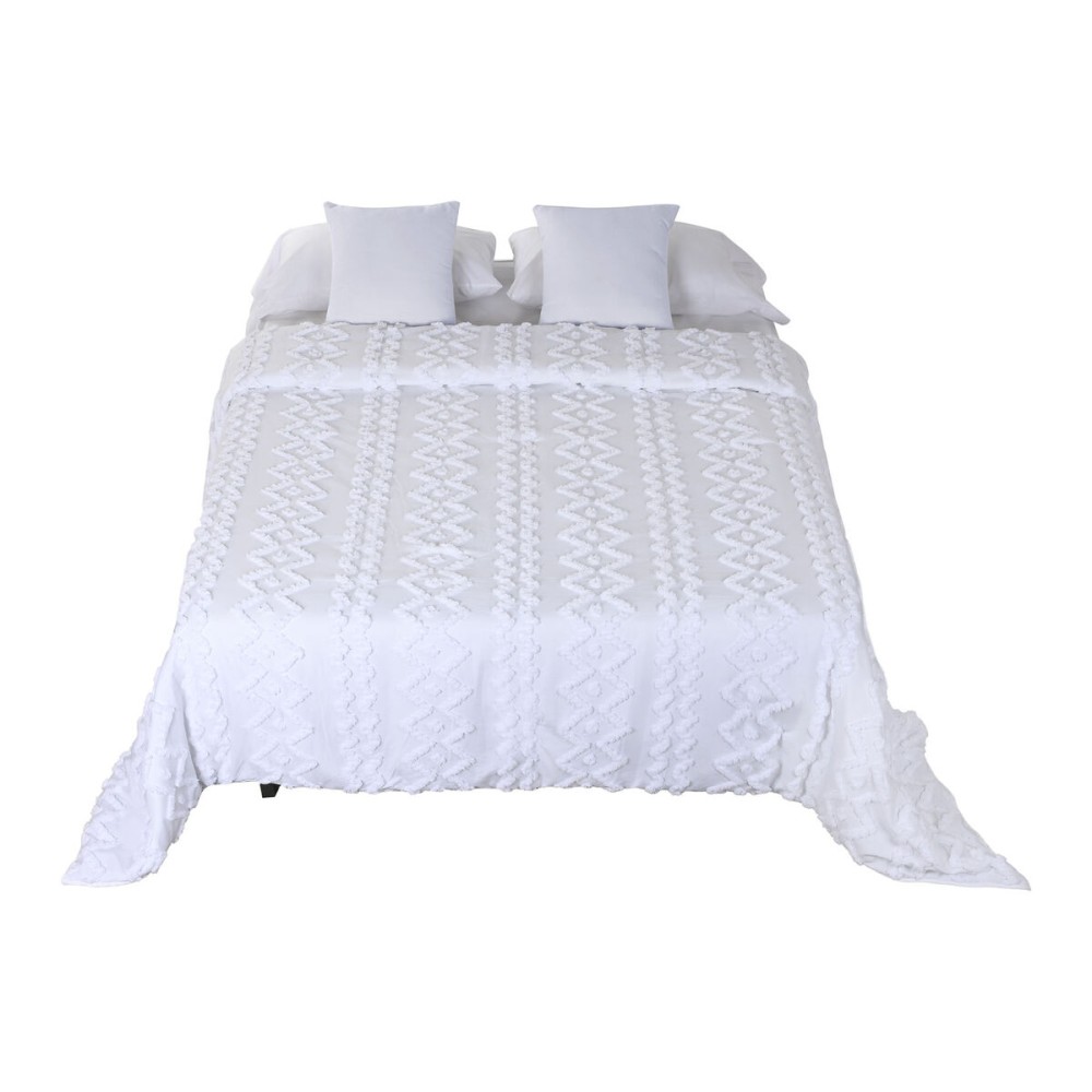 Bedspread (quilt) Home ESPRIT White 240 x 260 cm