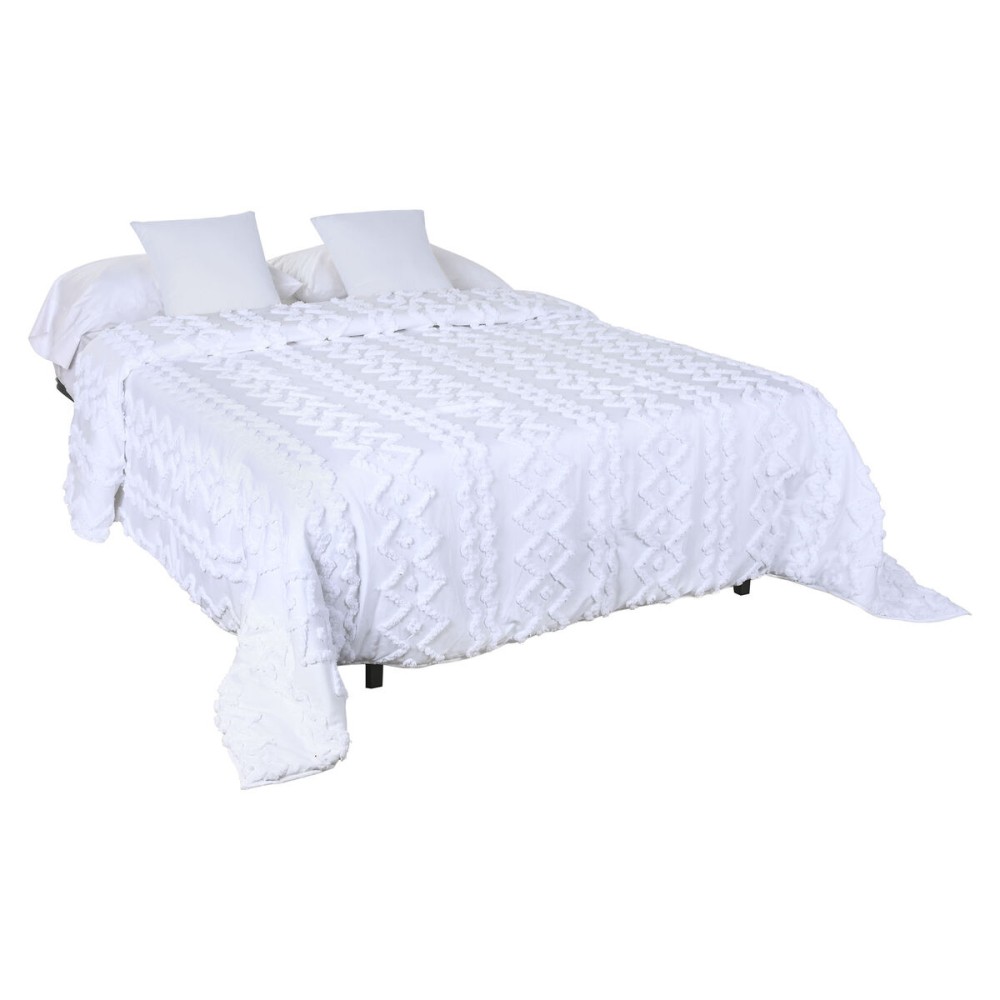 Bedspread (quilt) Home ESPRIT White 240 x 260 cm