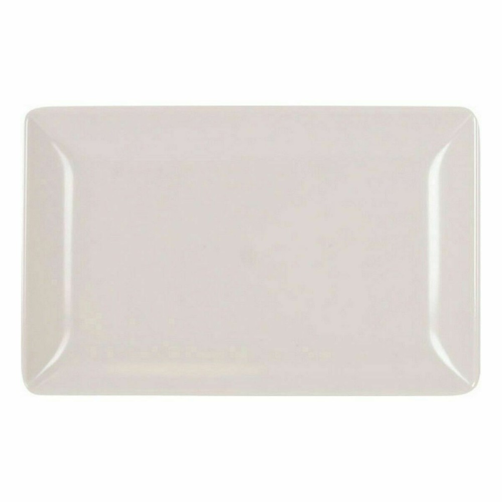 Snack tray La Mediterránea Melamin White Shine 20 x 13 x 2 cm (24 Units)
