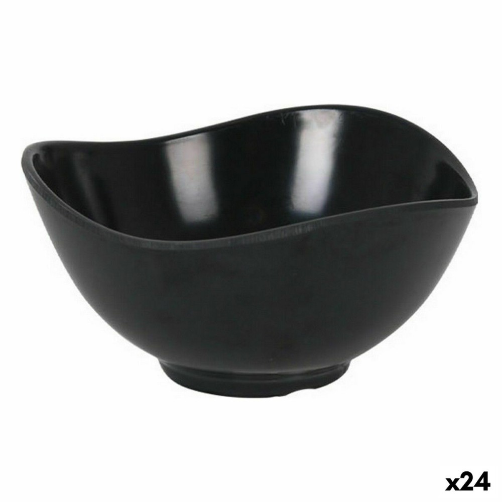 Bol pour Apéritifs La Mediterránea Mélamine Anthracite 11,5 X 6 cm (24 Unités)