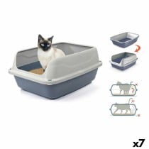 Bac à litière pour chats Georplast Sonic Plastique 44,5 x 34 x 18,5 cm (7 Unités)