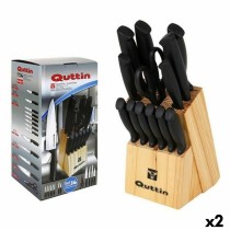 Messerset mit Holzhalterung Quttin 47718 (14 pcs) 14 Teile (2 Stück)