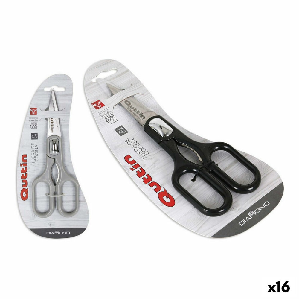 Kitchen Scissors Quttin 50385 (16 Units)