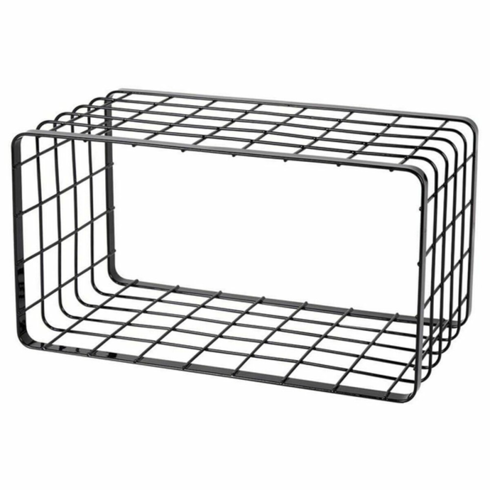 Holder Inde Grille Black 34 x 19 x 18 cm (2 Units)