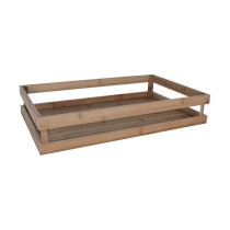 Storage Box Inde Bamboo 53 x 32,5 x 10 cm (3 Units)