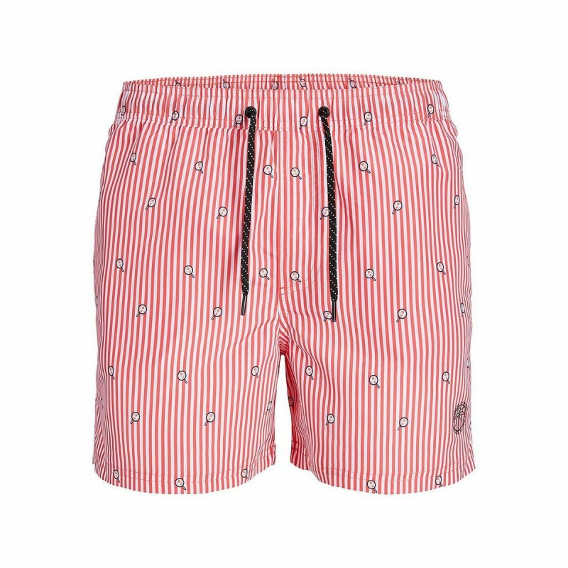 Maillot de bain homme PSTFIJI JJSWIM MINI STRIPE LY  Jack & Jones 12227350 Rose