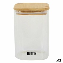 Topf Quttin Bambus karriert 1,2 L (12 Stück)