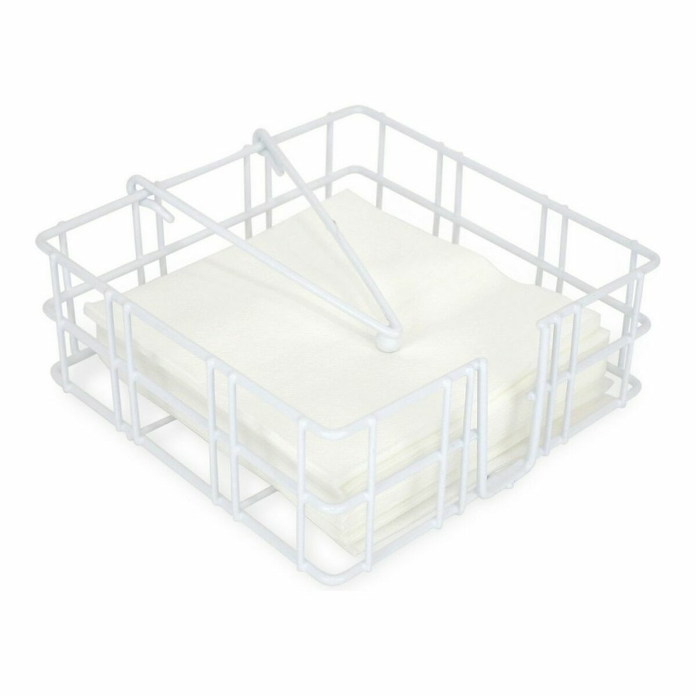 Napkin holder Confortime White 18 x 18 x 6,5 cm (12 Units)