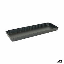 Moule amovible Quttin Noir Acier au carbone 35 x 11 x 2,6 cm (12 Unités)