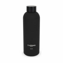 Bouteille Thermique ThermoSport Soft Touch Noir 500 ml (6 Unités)