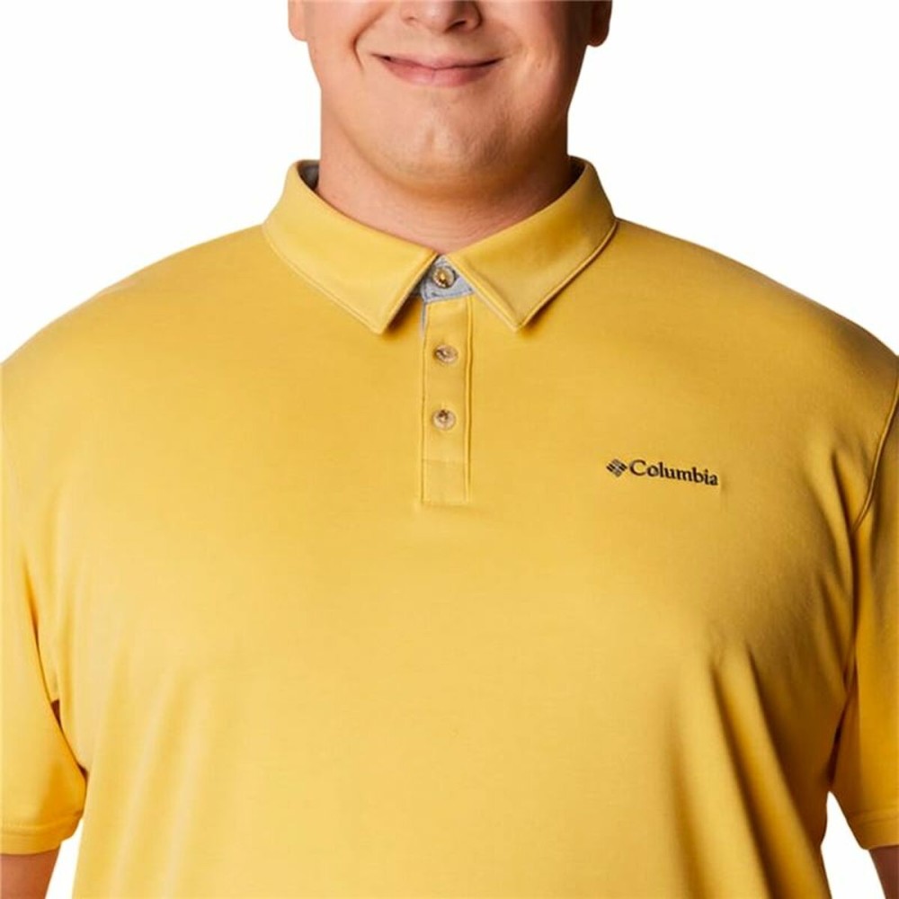 Men’s Short Sleeve Polo Shirt Columbia Nelson Point™ Yellow