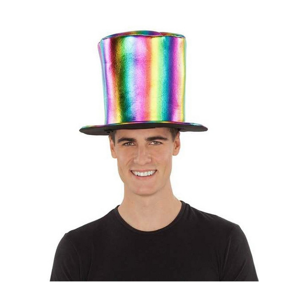 Chapeau haut-de-forme My Other Me Rainbow Multicouleur S