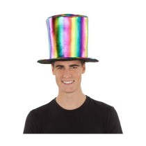 Chapeau haut-de-forme My Other Me Rainbow Multicouleur S