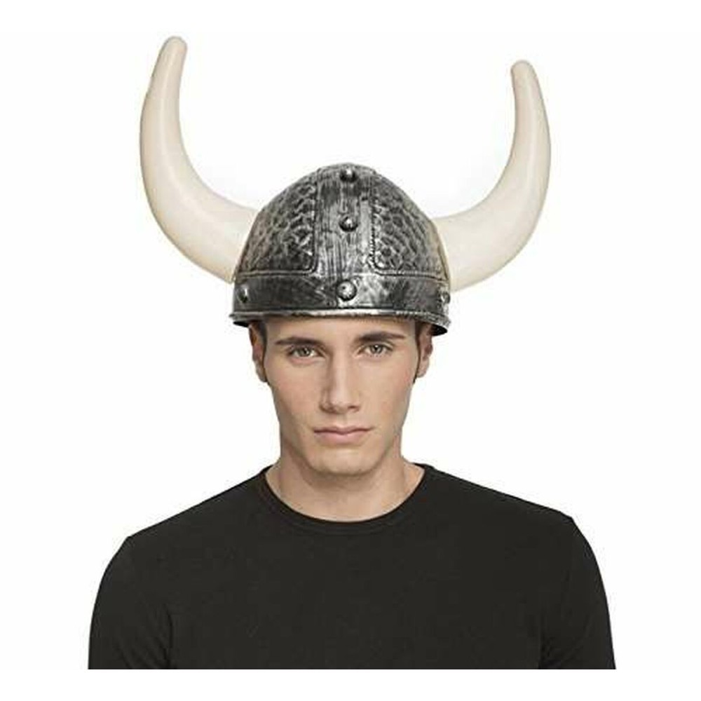 Casque Viking Gris 60 cm Adultes