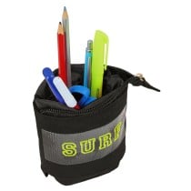 Pencil Holder Case Safta Surf Black (8 x 19 x 6 cm)