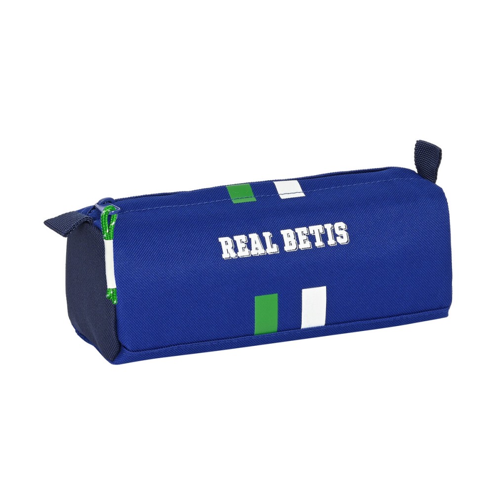 Trousse d'écolier Real Betis Balompié Bleu Blue marine (21 x 8 x 7 cm)