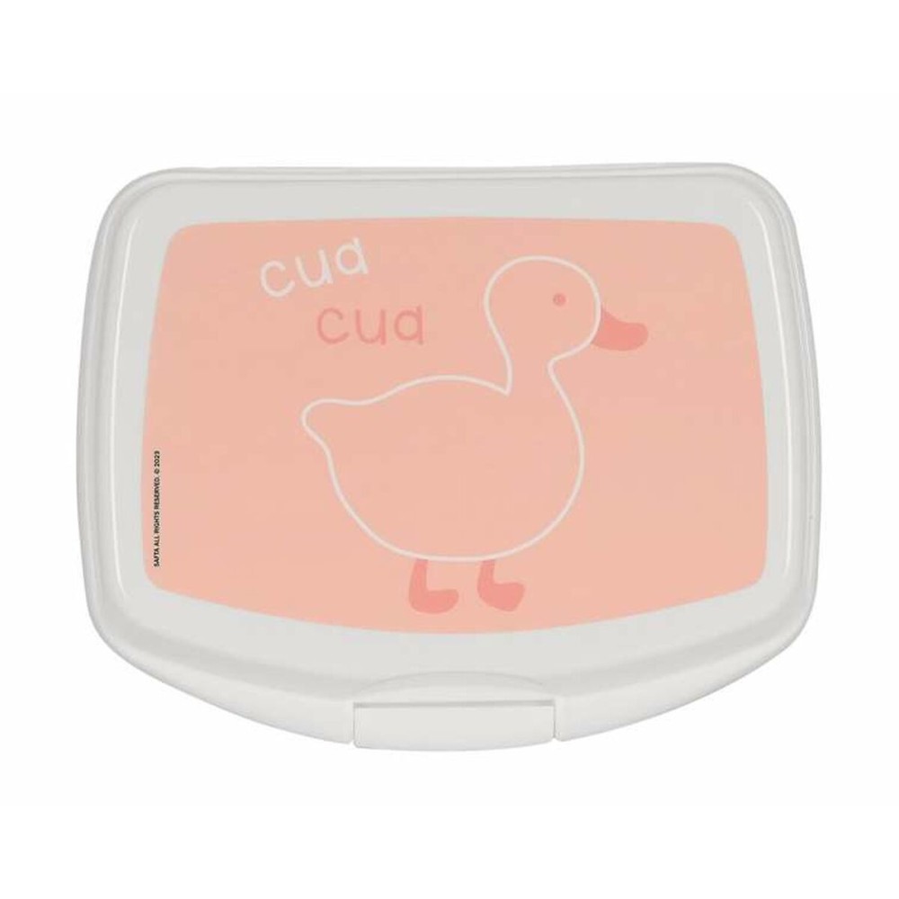 Sandwich Box Safta Patito Pink Polyurethane 17 x 6 x 14 cm