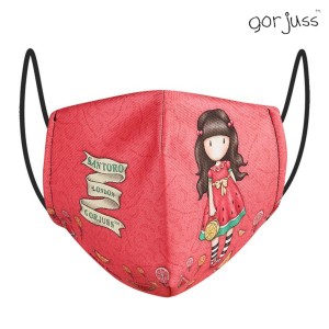 Hygienic Reusable Fabric Mask Gorjuss Red