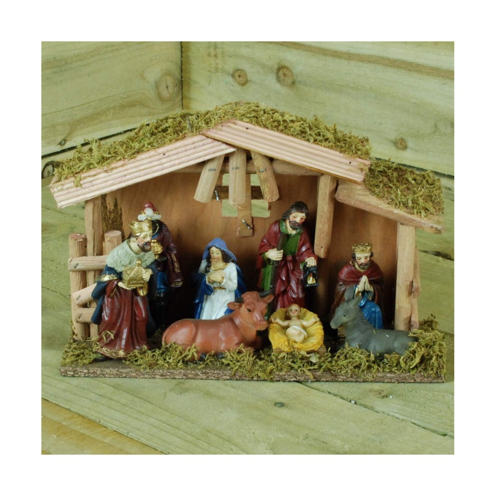 Crèche de Noël Métal