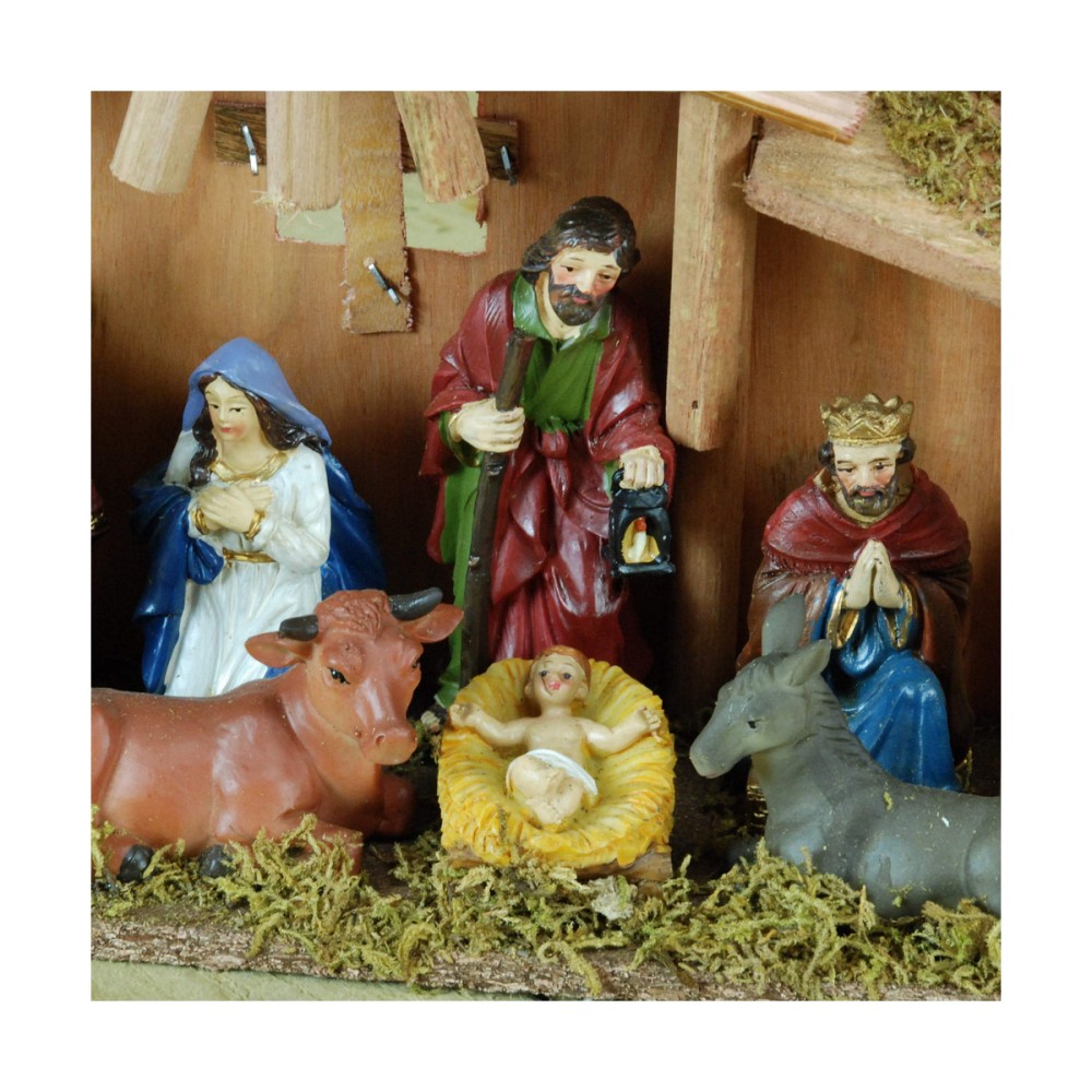 Crèche de Noël Métal