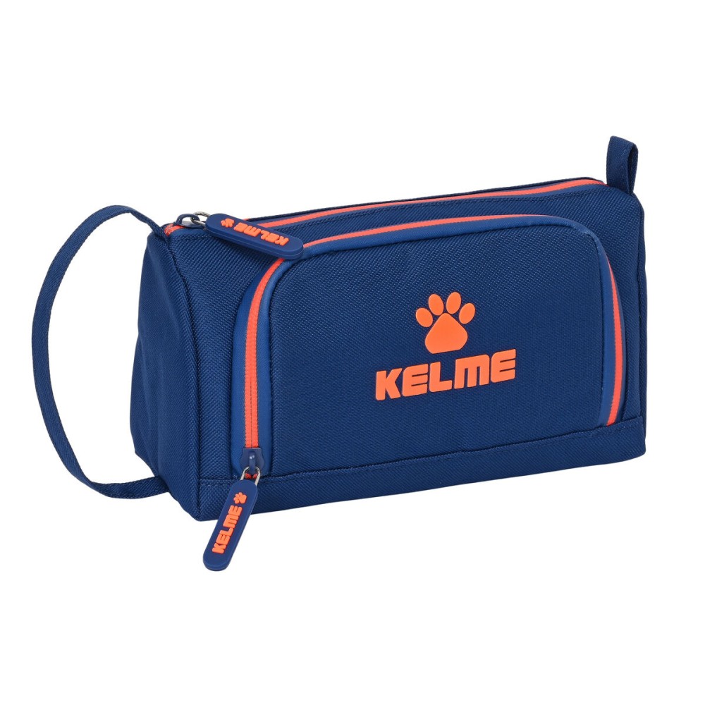 Trousse d'écolier Kelme Navy blue Orange Blue marine 20 x 11 x 8.5 cm