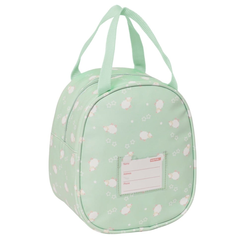 Sac glacière goûter Safta Ovejita 19 x 22 x 14 cm Vert