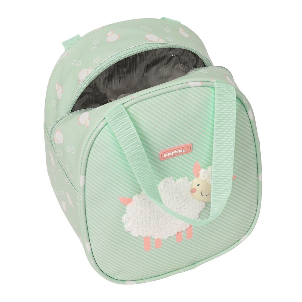 Sac glacière goûter Safta Ovejita 19 x 22 x 14 cm Vert