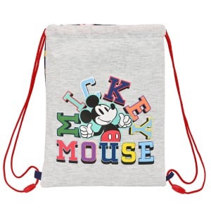 Sac à dos serré par des ficelles Mickey Mouse Clubhouse Only one Blue marine 26 x 34 x 1 cm