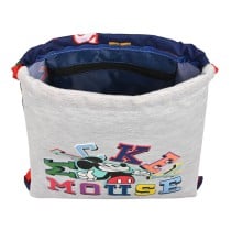 Sac à dos serré par des ficelles Mickey Mouse Clubhouse Only one Blue marine 26 x 34 x 1 cm