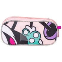 Zweifaches Mehrzweck-Etui Minnie Mouse Rosa 22,5 x 8 x 10 cm