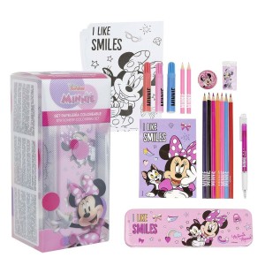 Stationery Set Minnie Mouse 25 Pieces Pink