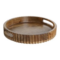 Plateau apéritif DKD Home Decor Brun foncé Bois de manguier 30 x 30 x 5 cm